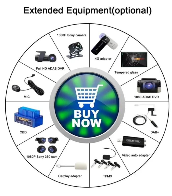 Navigation Multimedia Accessories Optional